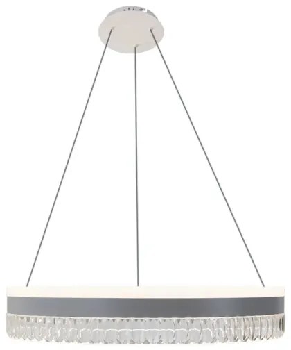 Lustră LED dimabilă pe cablu LED/80W/230V 3000-6500K alb + telecomandă