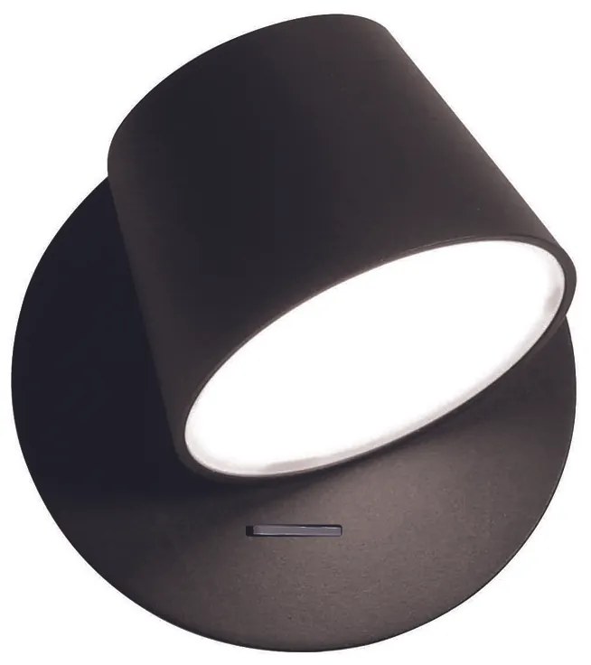 Aplica Kim, Led Module, Sand Black, 6W, 4188301, Viokef Grecia