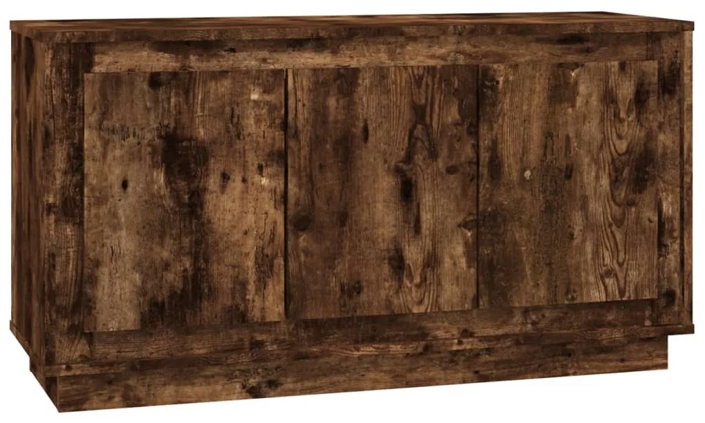 831890 vidaXL Dulap, stejar afumat, 102x35x55 cm, lemn prelucrat