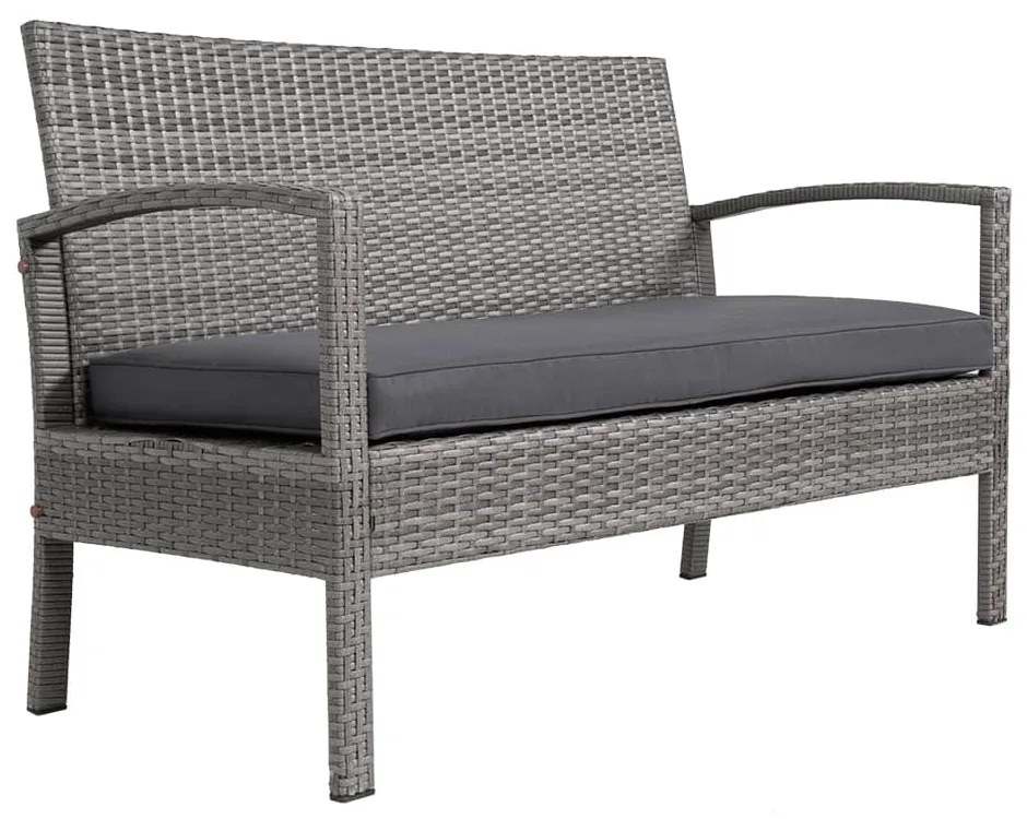 Deuba Set canapele de gradina - perne gri, antracit