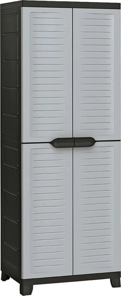 vidaXL Dulap, 65x45x181 cm, plastic