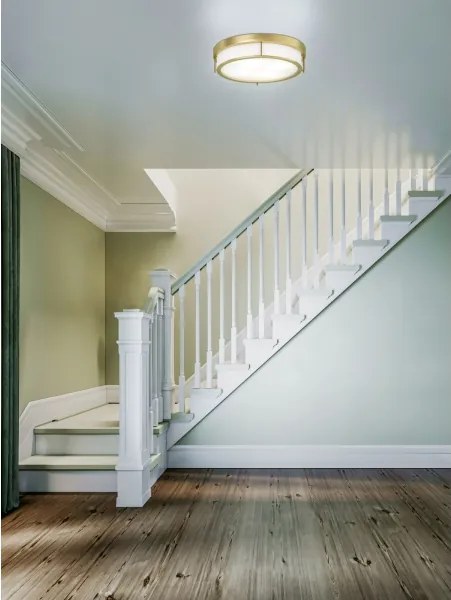 Open Design OR84931 - Plafonieră ROMI, 4x E14, 12W, 230V, diametru 50 cm, alamă