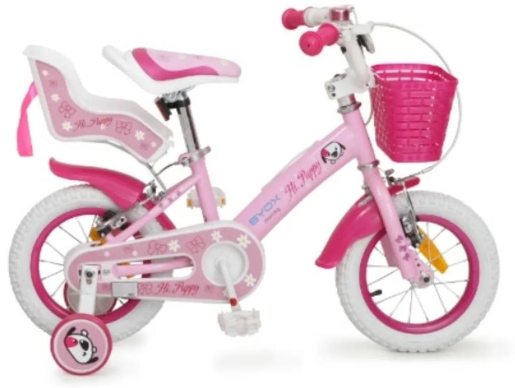 Byox Kids bicicleta Cățeluș 12, roz