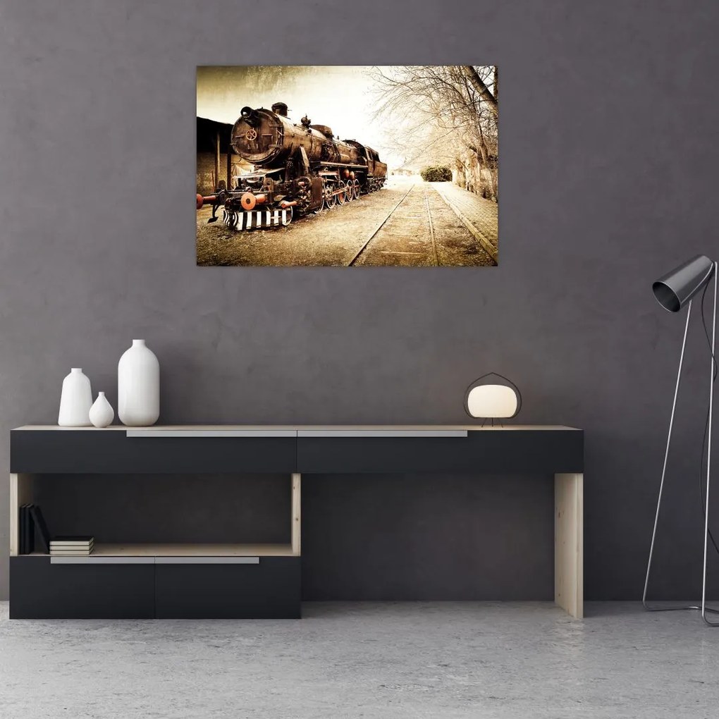Tablou - Locomotiva istorică (90x60 cm)