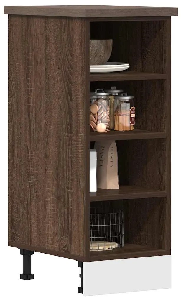 vidaXL Dulap inferior &quot;Riga&quot; stejar maro 30x44,5x81,5 cm