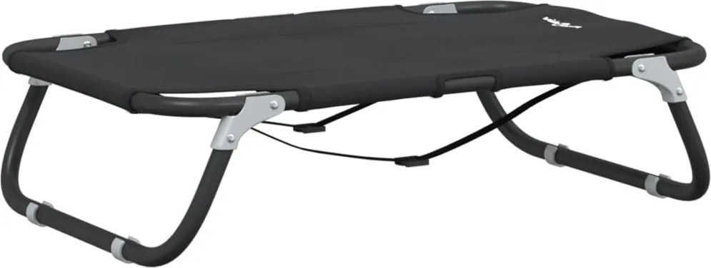 vidaXL Pat de câini pliabil, antracit, țesătură Oxford și oțel