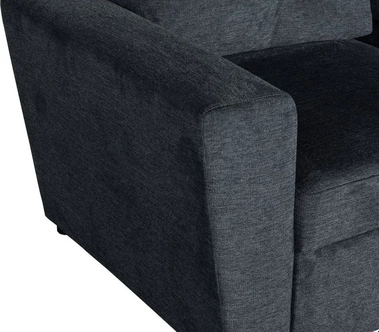 Coltar extensibil, material texturat gri, APARTMENT 245cm