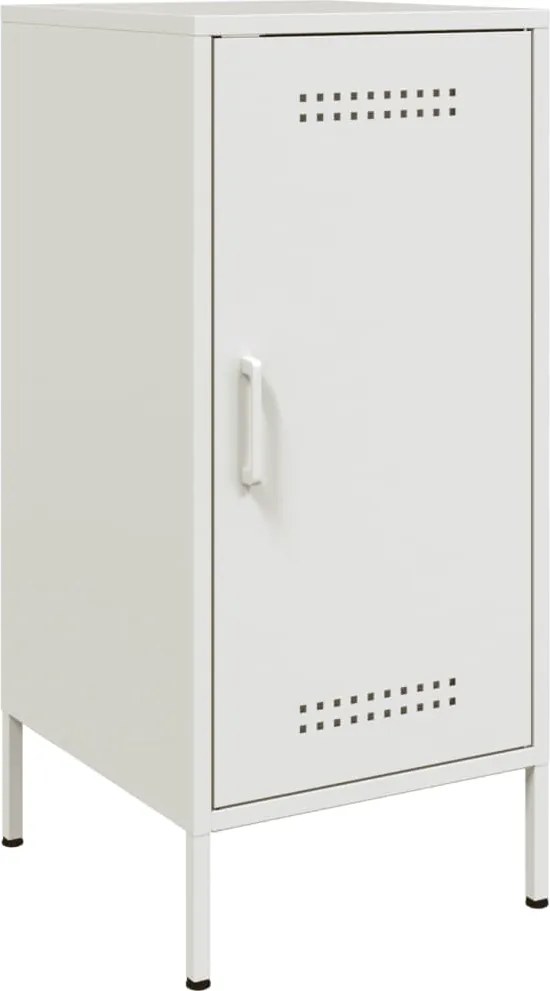 vidaXL Dulap, alb, 36x39x79 cm, oțel
