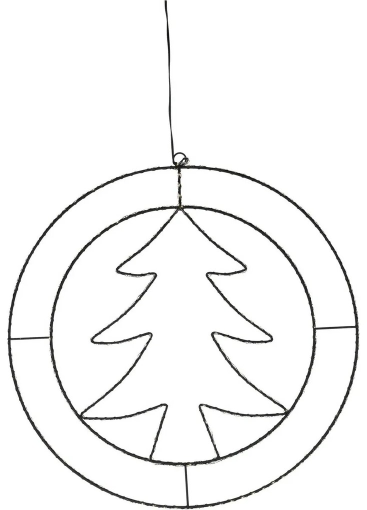 Decorațiune luminoasă Trinket Tree 285 LED, 52 cm