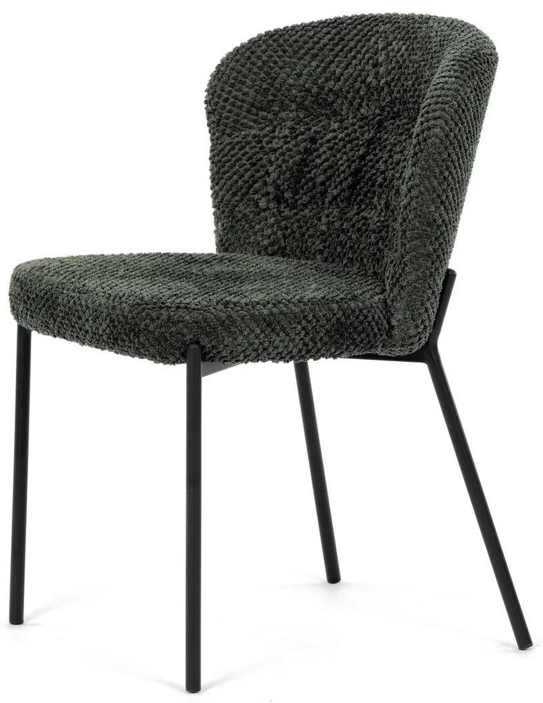 Set de scaune de sufragerie Bouclé CT-W1077 GRN2,4 buc