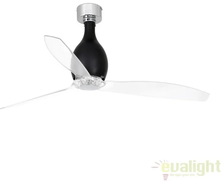 Ventilator cu telecomanda ETERFAN MINI negru mat 32027