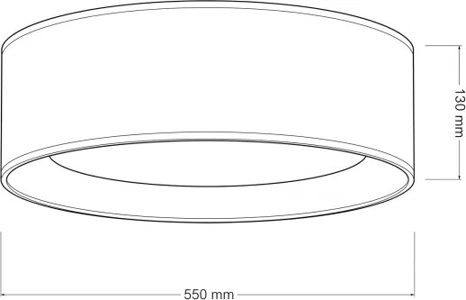 Brilagi - Plafonieră LED VELVET SIMPLE LED/36W/230V 3000K Ø 55 cm bej
