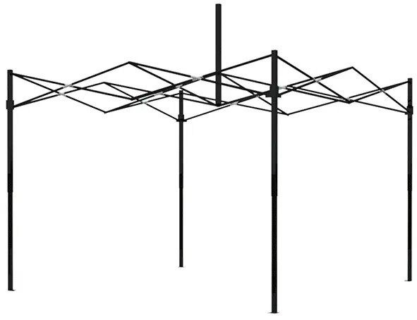 Pavilion grădină, cu prelată impermeabilă Alb 3m x 3m