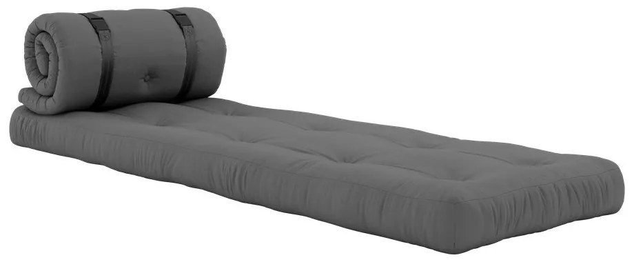 Fotoliu extensibil adecvat pentru exterior Karup Design Design OUT™ Buckle Up Dark Grey, gri închis