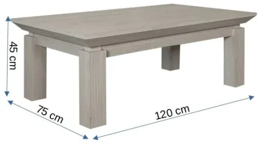 Masa Cafea Casablanca Loft, 120 x 75 x 45 Cm