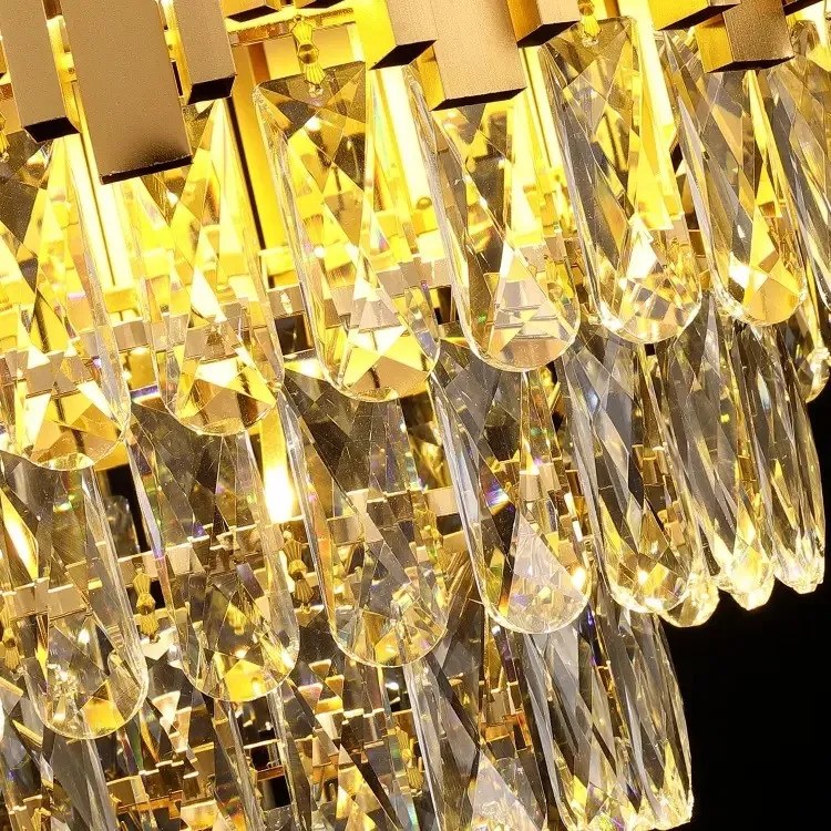Candelabru Cristal, Elit'S, Gold, Esn339/300R, Dimensiune 30cm