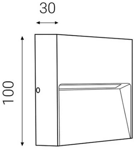 Aplică LED de exterior LED2 STEP ON LED/3W/230V antracit IP54