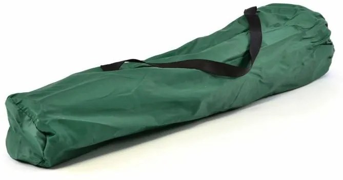 Scaun de camping pliant DIVERO cu pernă - verde