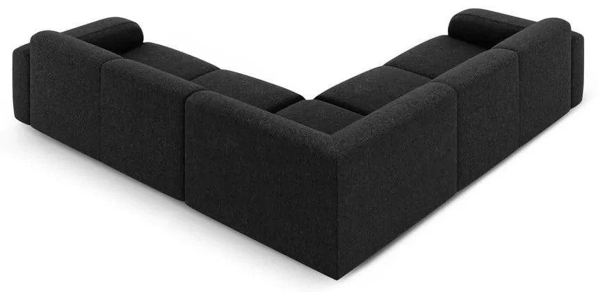 Colțar negru (cu colț variabil/în formă de ”L”) Molino – Micadoni Home