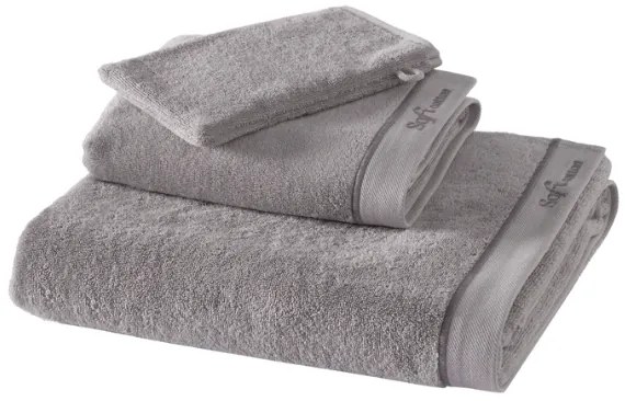 Set prosop, prosop de corp și mănușă de baie AURA, 3 buc Bej / Beige Set (prosop 50x100 cm, prosop de corp 92x150 cm, mănușă de baie 16x22 cm)