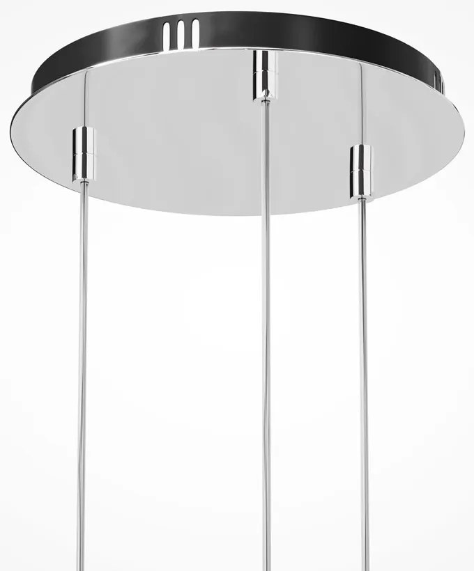 Lustra LED suspendata design modern decorativ Drop 3L crom