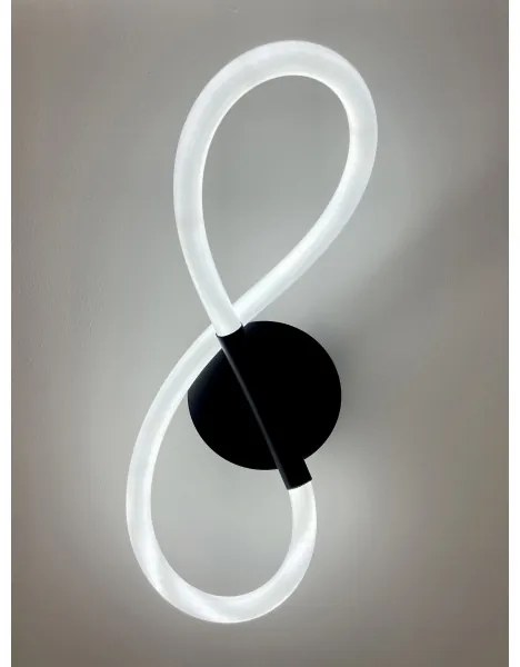 Aplică LED Zuma Line 20006W-BK BALBO LED/14W/230V 3000/4000/6000K