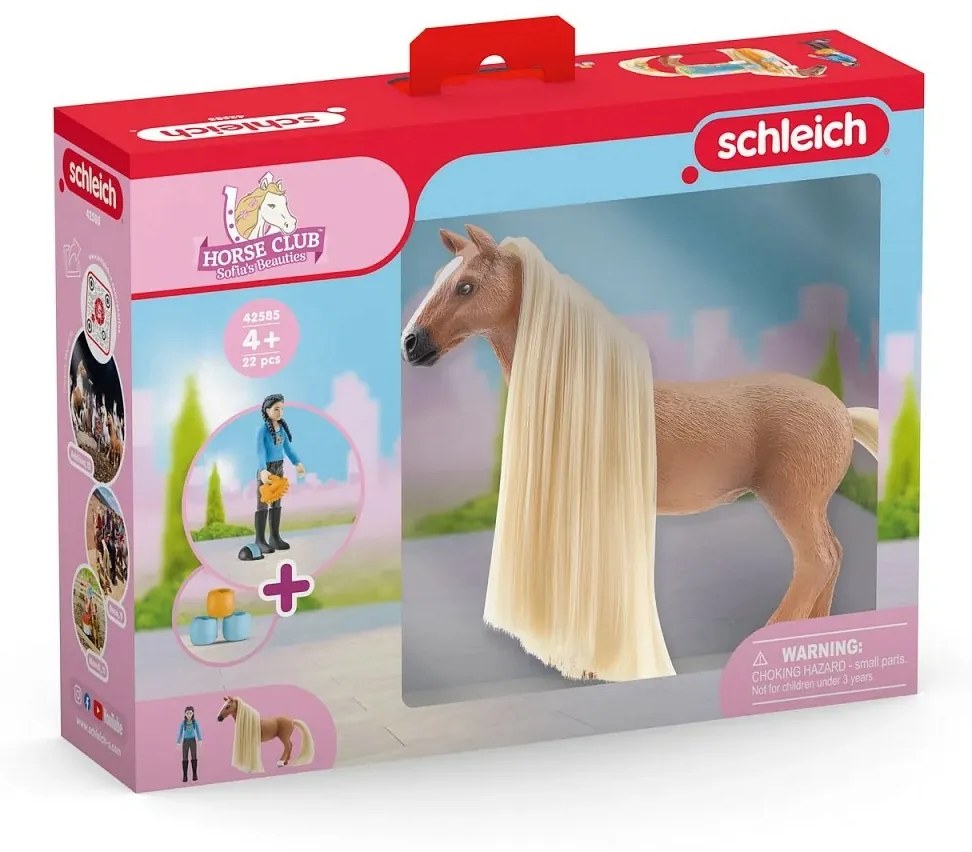 Set pentru începători Schleich 42585 Kim și Caramelo, 18,7 x 24,5 x 6 cm