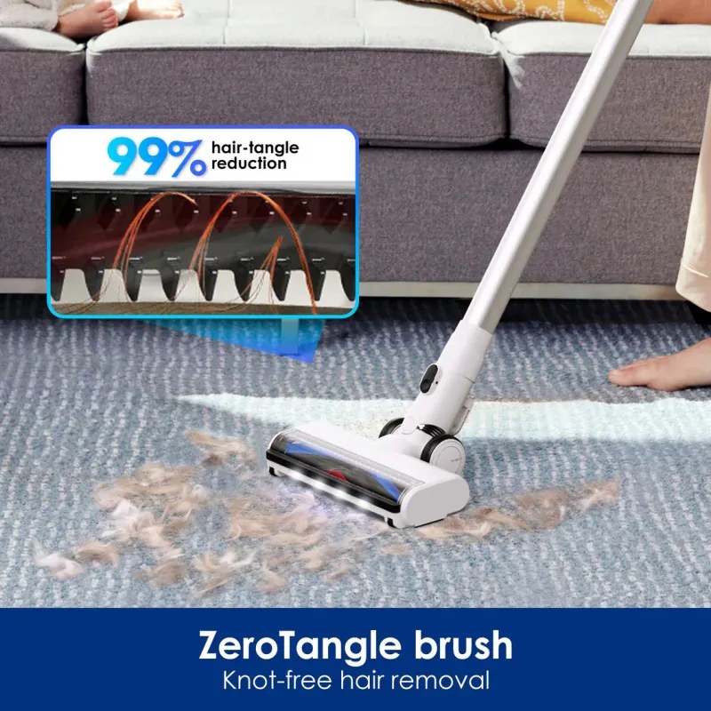 Aspirator vertical si mop 2in1 Tineco Floor One Switch S7, 230W, Curatare uscata/umeda, Autonomie pana la 65 min, 4 moduri, Sistem de auto-curatare FlashDry, Alb/Negru