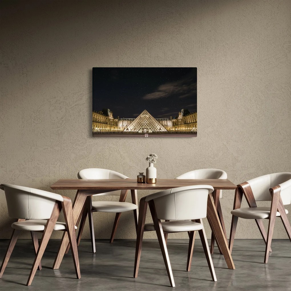 Tablou - Louvre nocturn (90x60 cm)