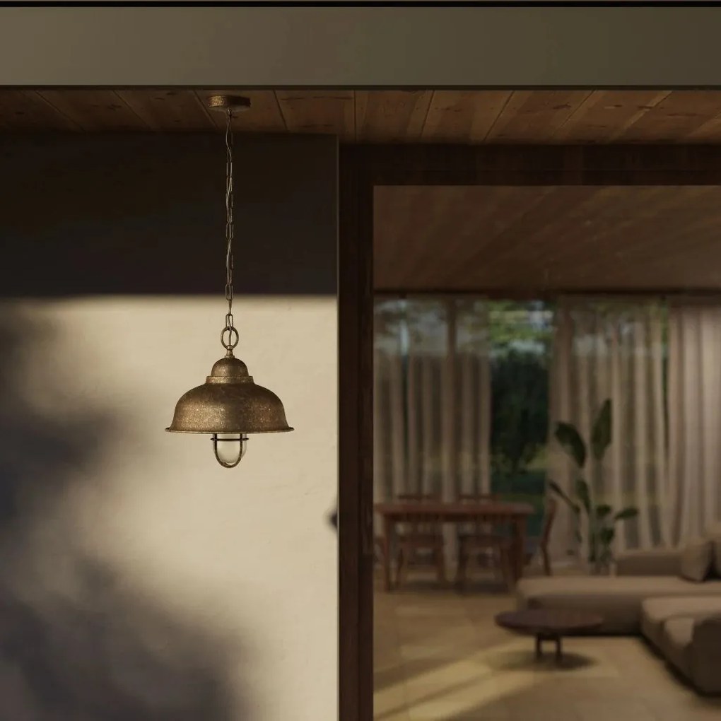 Pendul, Lustra exterior design industrial Chronos 30cm