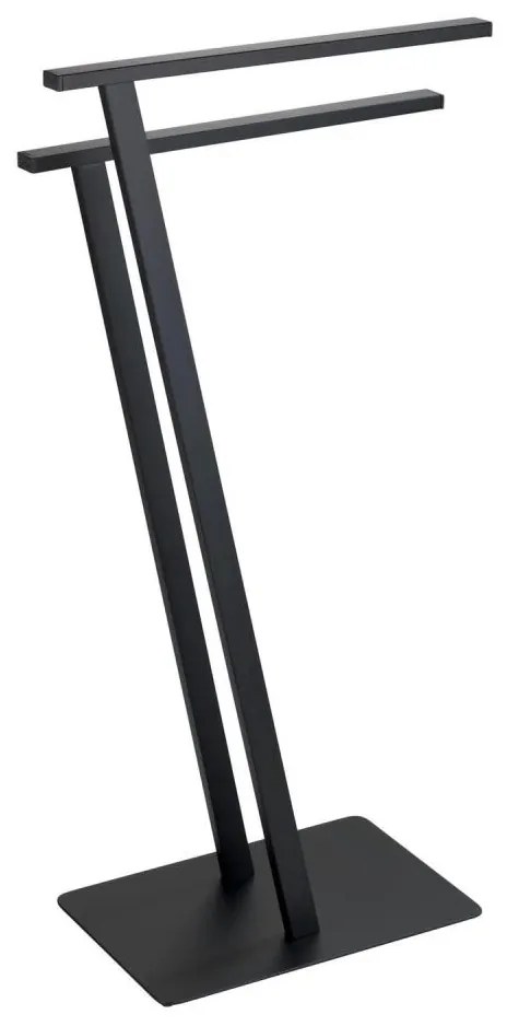 WENKO 24396100 - Suport pentru prosoape LIRIO, 20 x 40 cm, negru