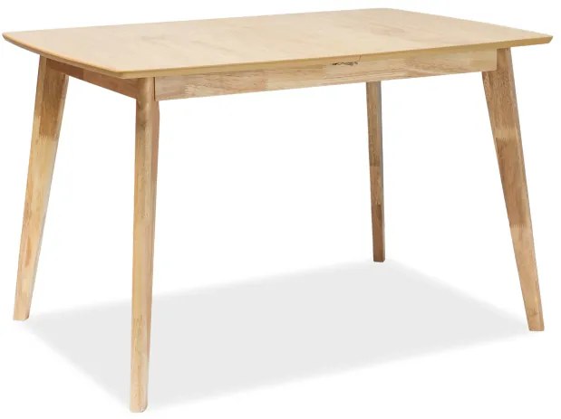Masă de sufragerie extensibilă 120-160 cm Belkis (stejar + stejar) (pentru 4 până la 6 persoane). 1049993