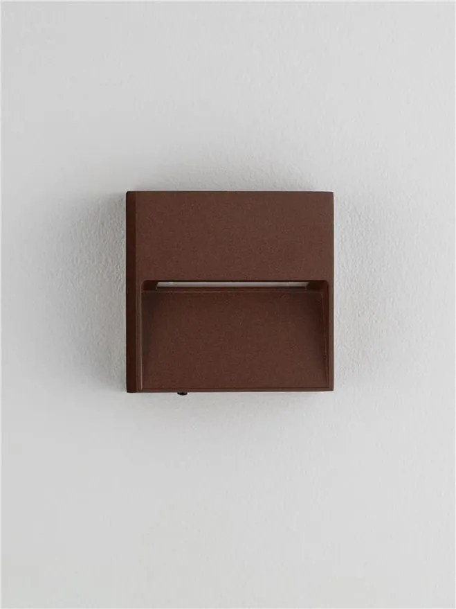 Mini Aplica perete exterior IP65, LED CCT Til corten