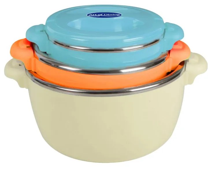 SET 3 CASEROLE TERMICE 2+4+6L,BELLY BEIGE, ART OF DINING BY