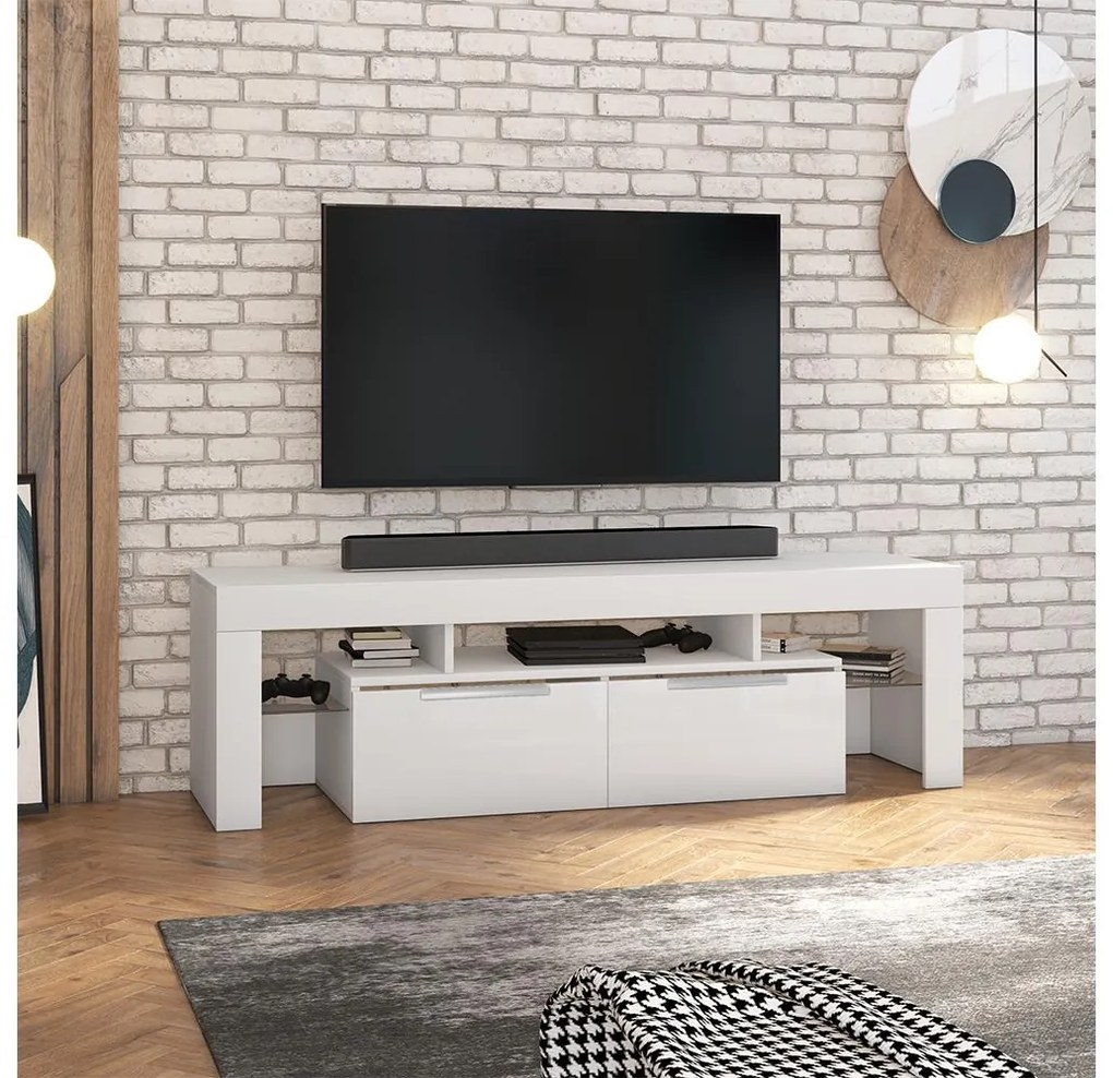 Masă TV Vulcano  (alb). 1098694