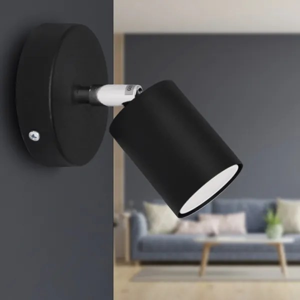 Spot LED de perete TUNE 1xGU10/4,8W/230V negru