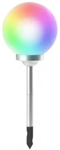 Lampa solara pentru gradina, 4 culori, glob, 30x73 cm 