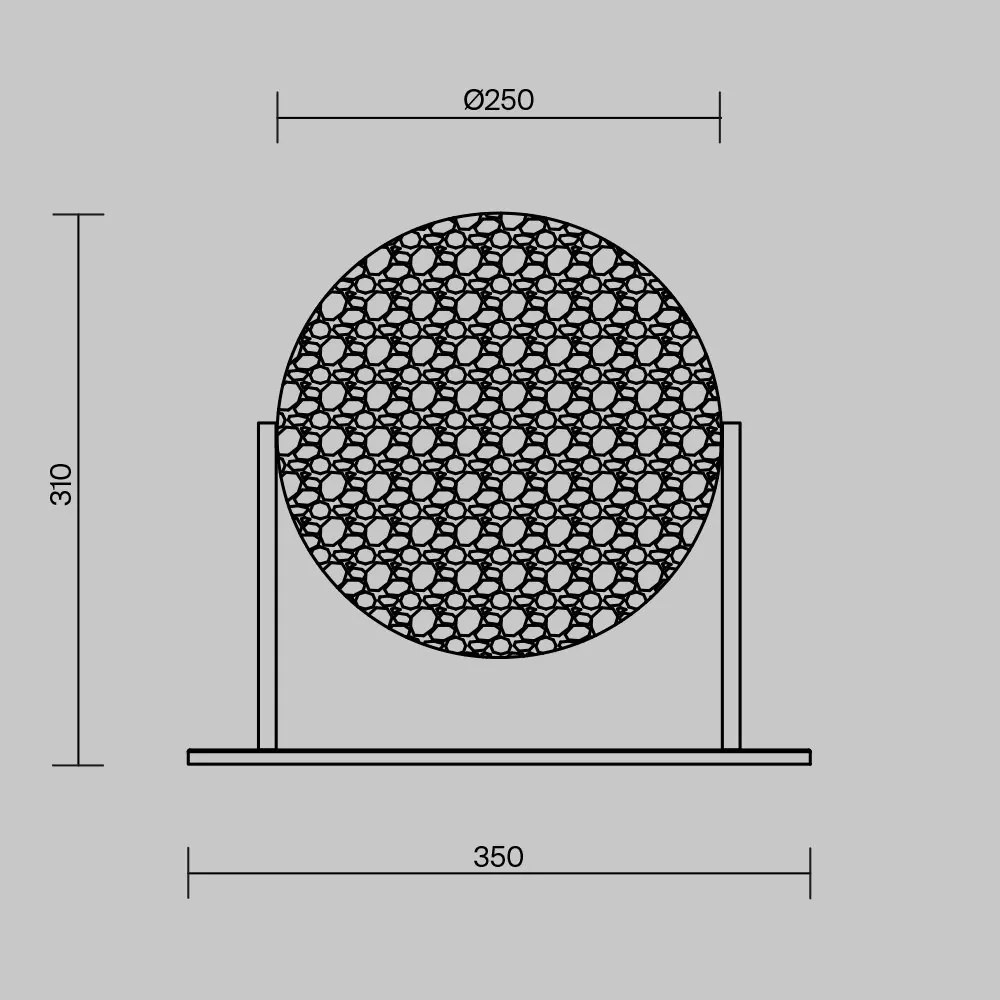 Veioza, Lampa de masa LED, Mangata
