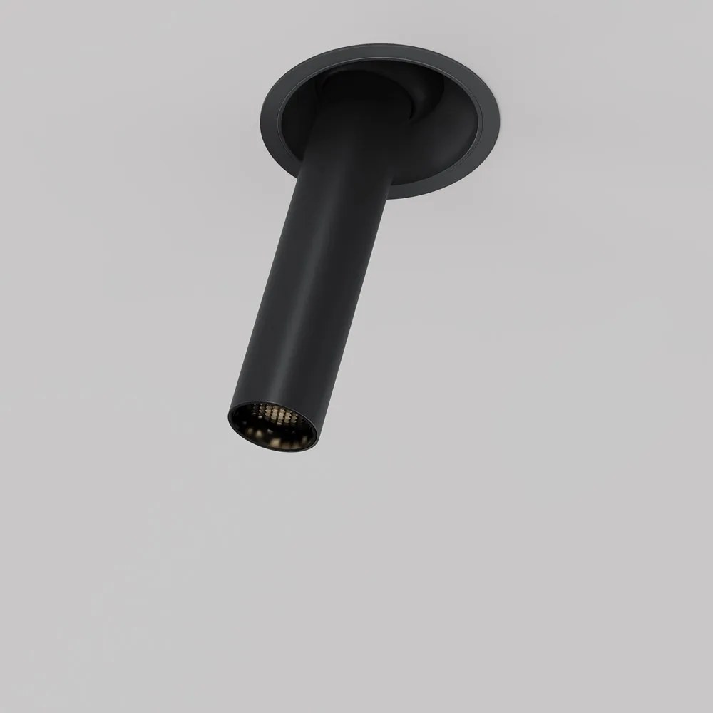 Spot LED incastrabil rotativ retractabil Focus T negru