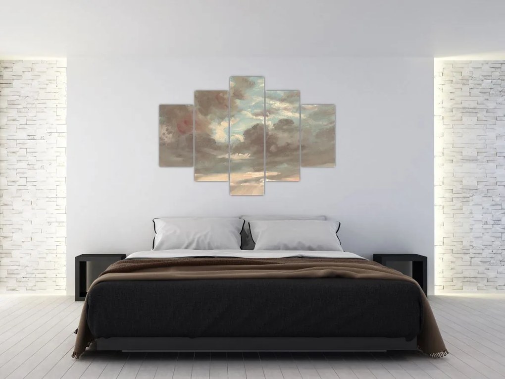Tablou - John Constable, Cloud Study Stormy Sunset, reproducere (150x105 cm)