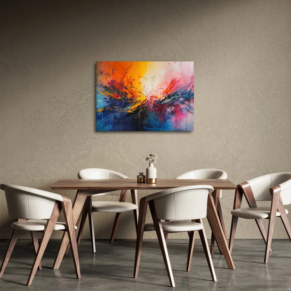 Tablou - Abstracție de culoare (70x50 cm)