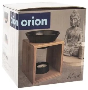 Aroma-lampă Orion porcțelan/bambus BLACK