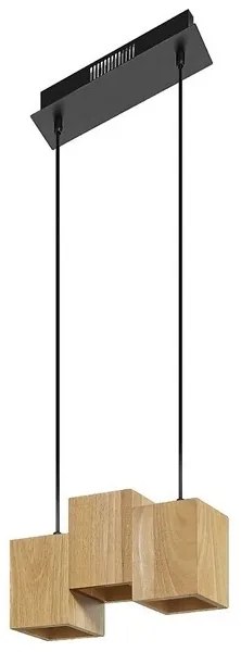 Lustră LED pe cablu dimabilă DECOR WOOD 3xLED/7W/230V Wi-Fi Ledvance