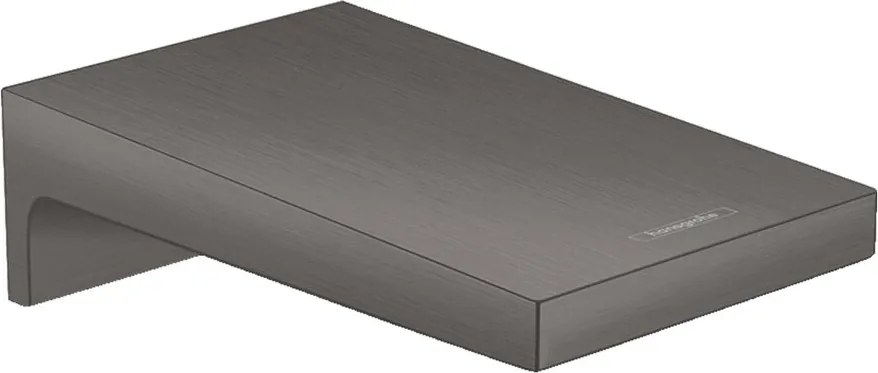 Pipa cada Hansgrohe Metropol negru - crom periat 185 mm