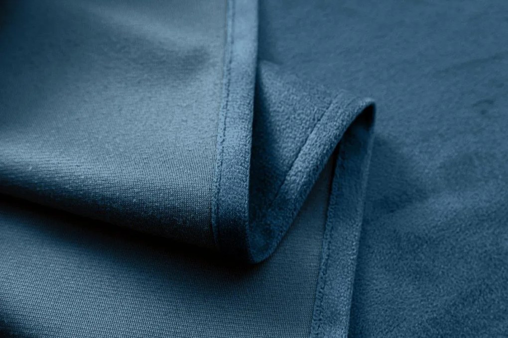 Draperie din catifea Culoare albastru kerosen, VELVET 140x250 cm