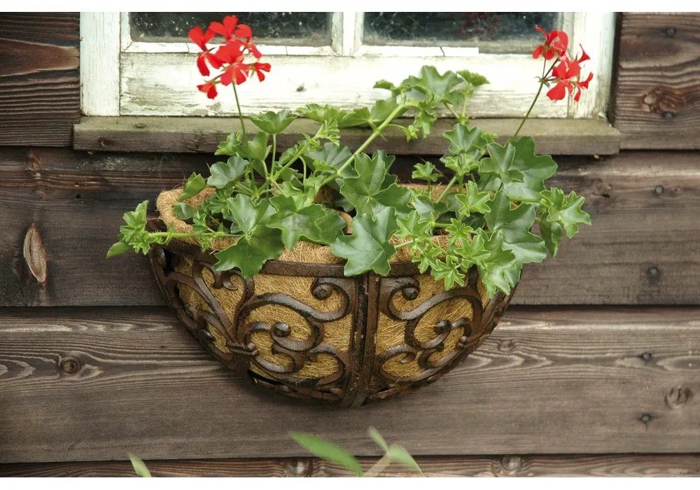 Suport suspendat pentru ghiveci de flori din metal suspendat și de perete – Esschert Design