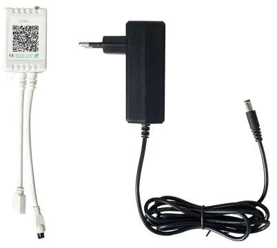 Bandă LED RGB reglabilă, 15 m, 25,2 W, 230 V, cu telecomandă inclusă