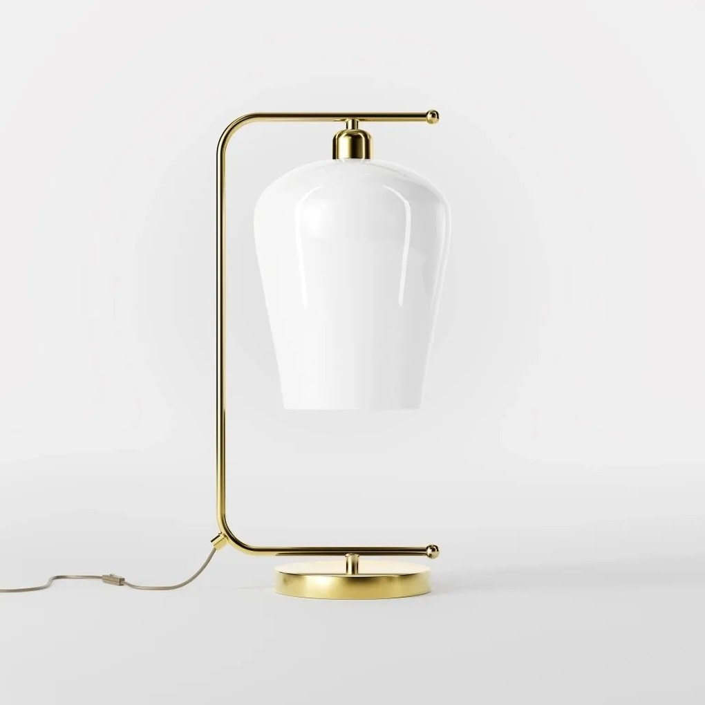 Veioza design italian din alama si sticla Talis