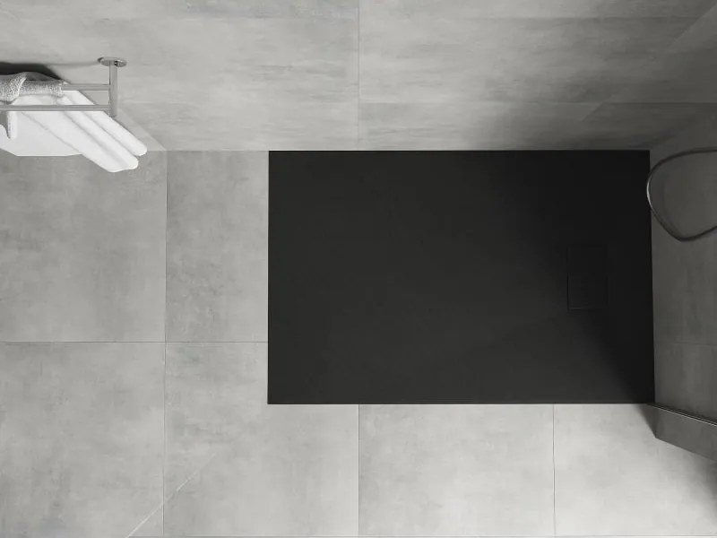 Mexen Hugo tăviță de duș dreptunghiulară SMC 120 x 80 cm, neagră - 42708012