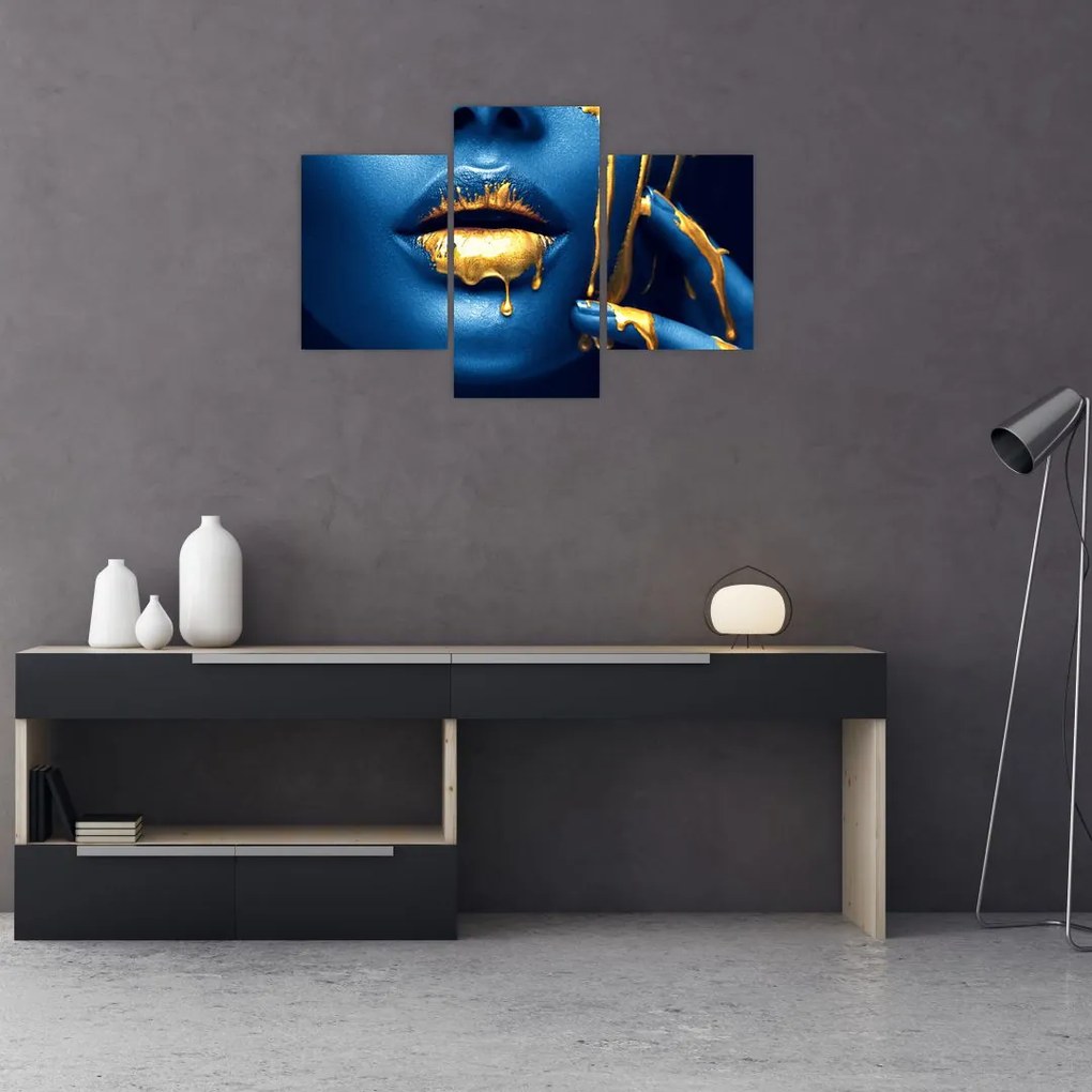 Tablou cu fața omeneaască (90x60 cm)